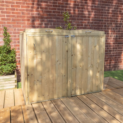 Mercia Pressure Treated Premium Double Bin Store