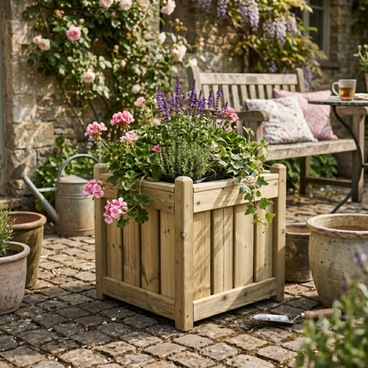 Churnet Valley Elegant Square Planter