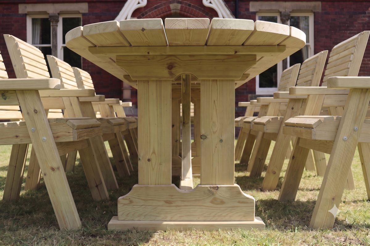 Churnet Valley Ergo Large 12 Seater Set 12Xc 4M Table