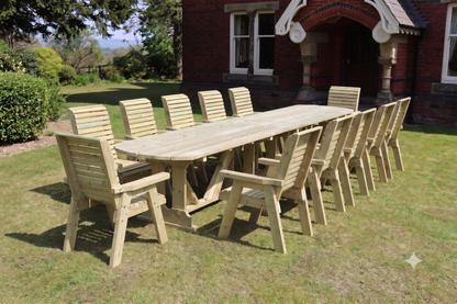 Churnet Valley Ergo Large 12 Seater Set 12Xc 4M Table