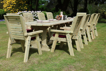 Churnet Valley Ergo Large 10 Seater Set 10Xc 4M Table