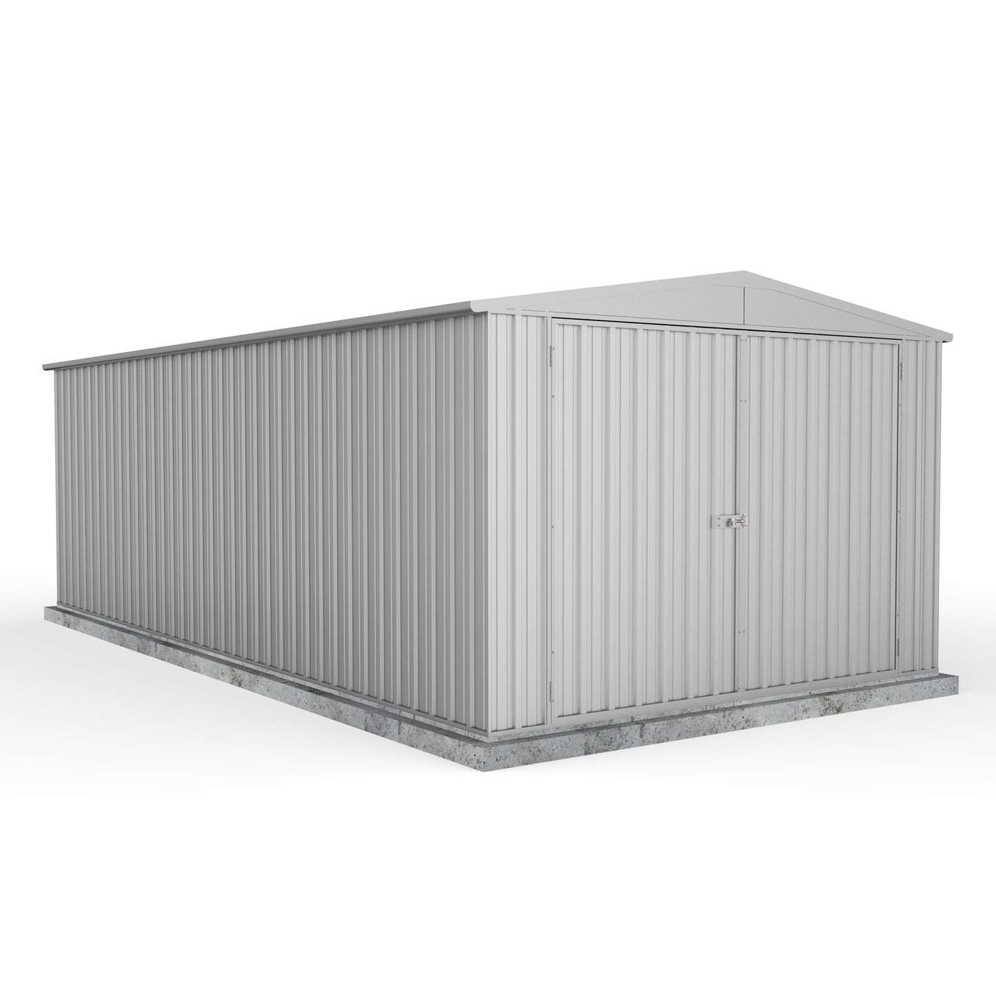 Mercia Absco 10 x 20 Titanium Easy Build Apex Metal Garage