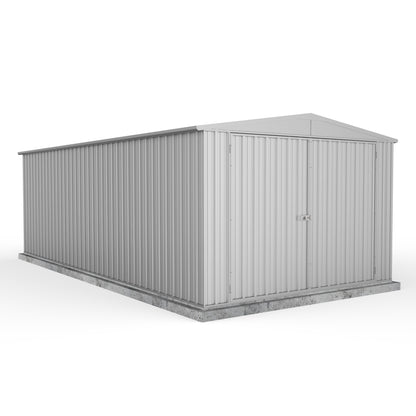 Mercia Absco 10 x 20 Titanium Easy Build Apex Metal Garage