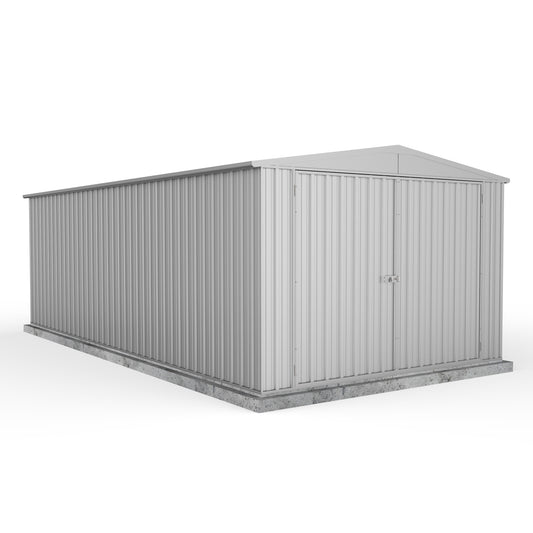 Mercia Absco 10 x 20 Titanium Easy Build Apex Metal Garage