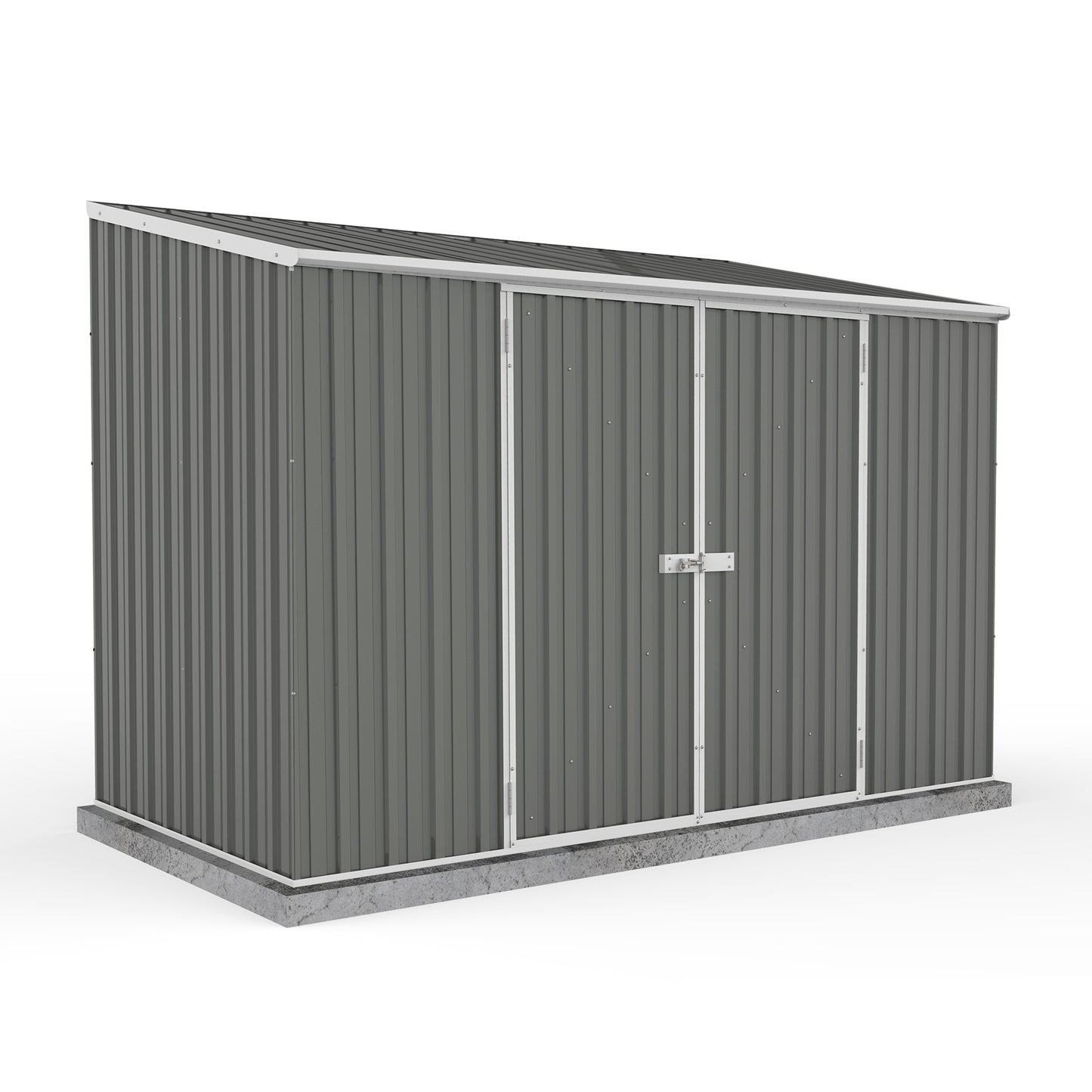 Mercia Absco 10 x 5 Woodland Grey Easy Build Pent Metal Shed