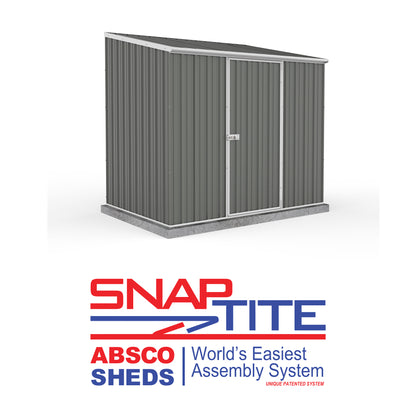 Mercia Absco 7' 5 x 5 Woodland Grey Easy Build Pent Metal Shed