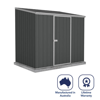 Mercia Absco 7' 5 x 5 Monument Grey Easy Build Pent Metal Shed