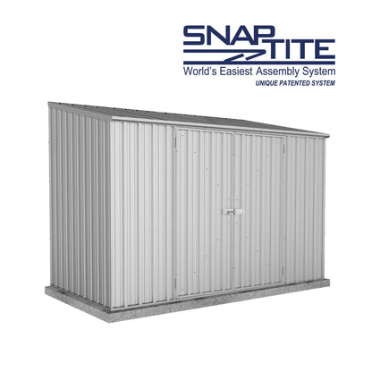 Mercia Absco 10 x 5 Titanium Easy Build Pent Metal Shed