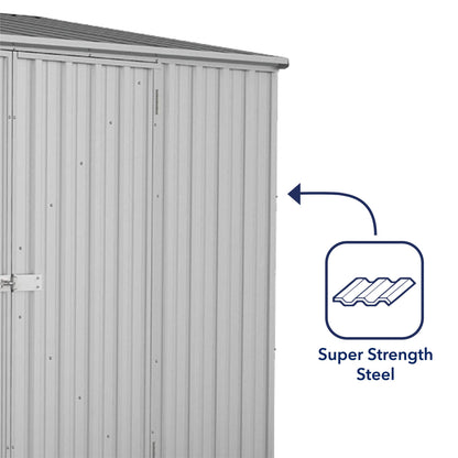 Mercia Absco 10 x 5 Titanium Easy Build Pent Metal Shed