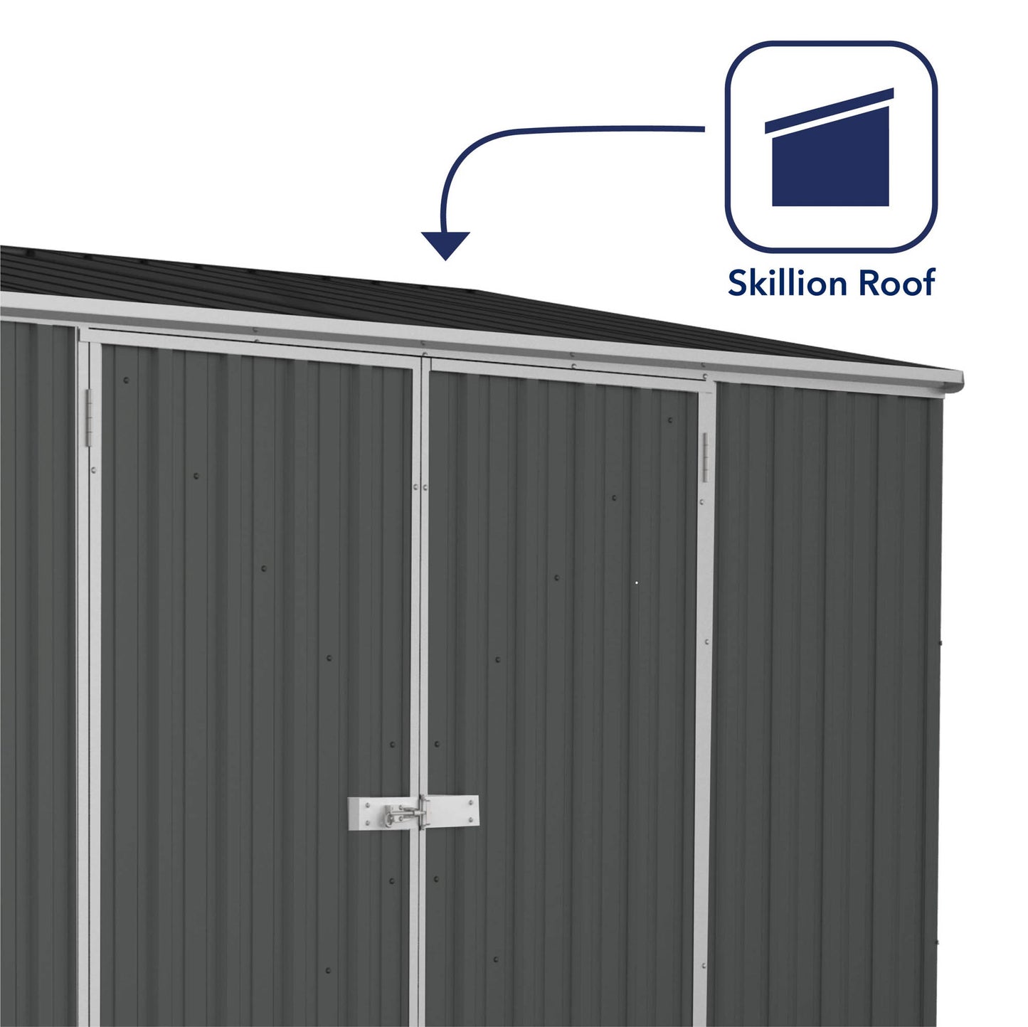 Mercia Absco 10 x 5 Monument Space Saver Pent Metal Shed