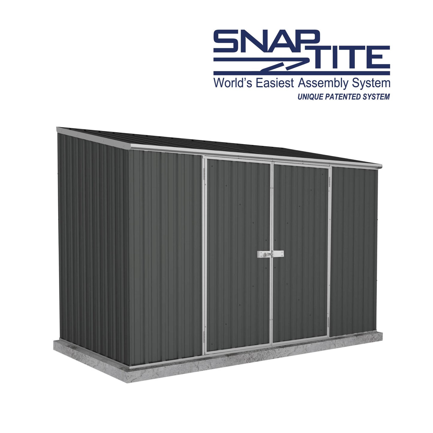 Mercia Absco 10 x 5 Monument Space Saver Pent Metal Shed