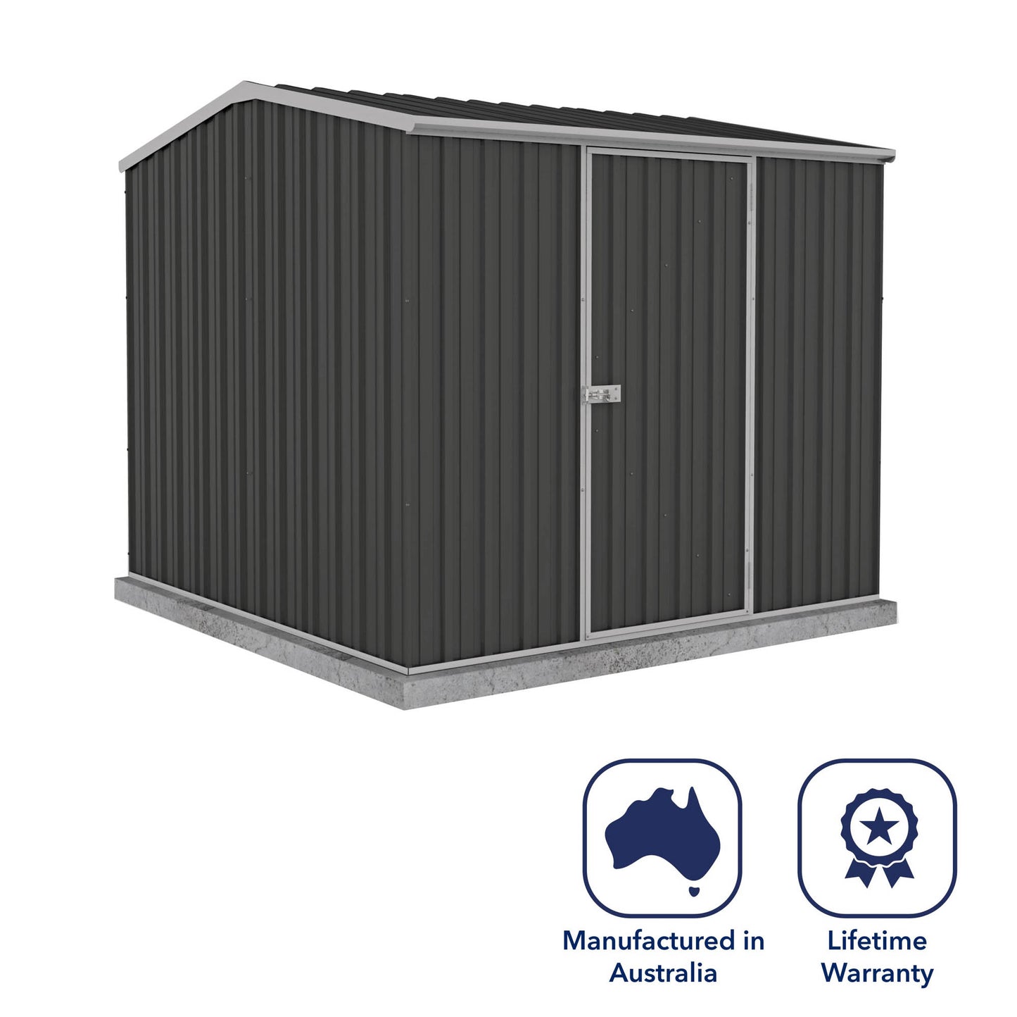 Mercia Absco 7' 5 x 7' 5 Monument Premier Metal Shed