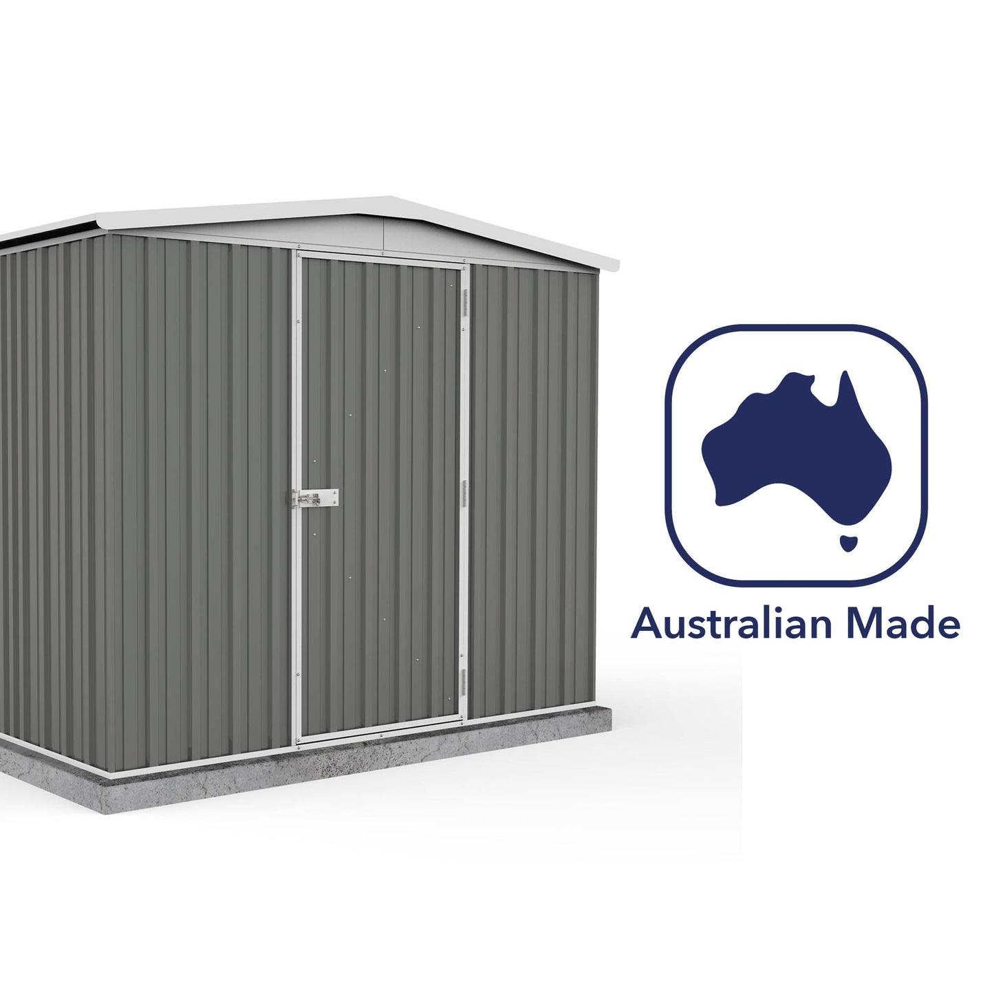 Mercia Absco 7' 5 x 5 Woodland Grey Regent Metal Shed