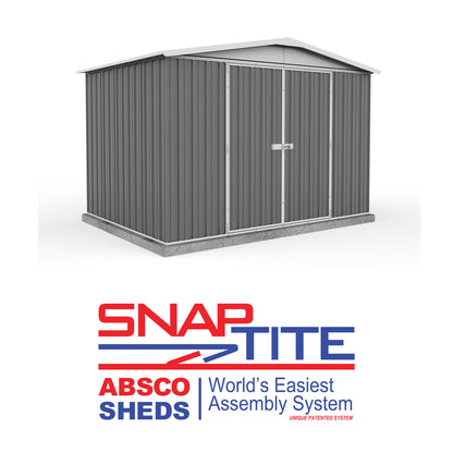 Mercia Absco 10 x 7 Woodland Grey Regent Metal Shed