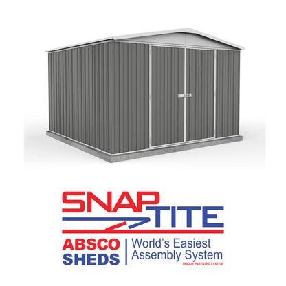 Mercia Absco 10 x 10 Woodland Grey Regent Metal Shed