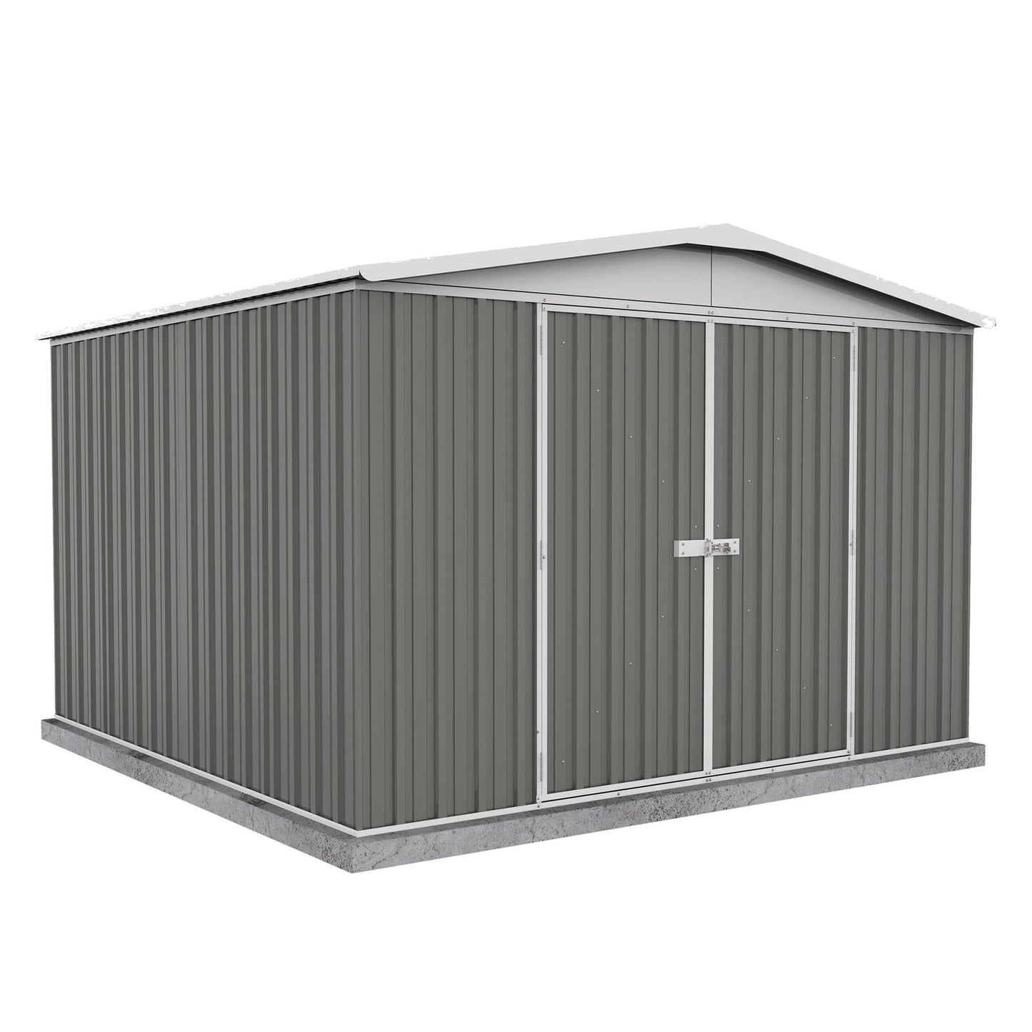 Mercia Absco 10 x 10 Woodland Grey Regent Metal Shed