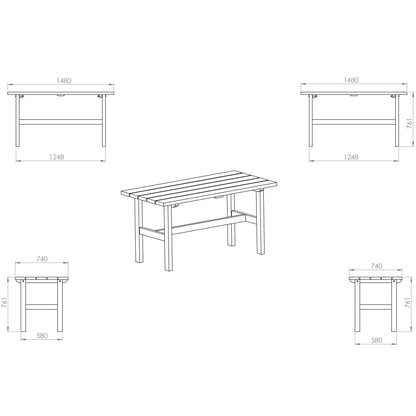 Mercia Carlton Premium Garden Table