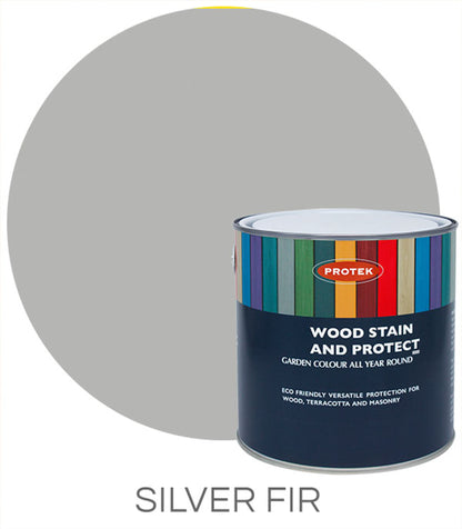 Mercia Protek Wood Stain & Protector 5L - Silver Fur