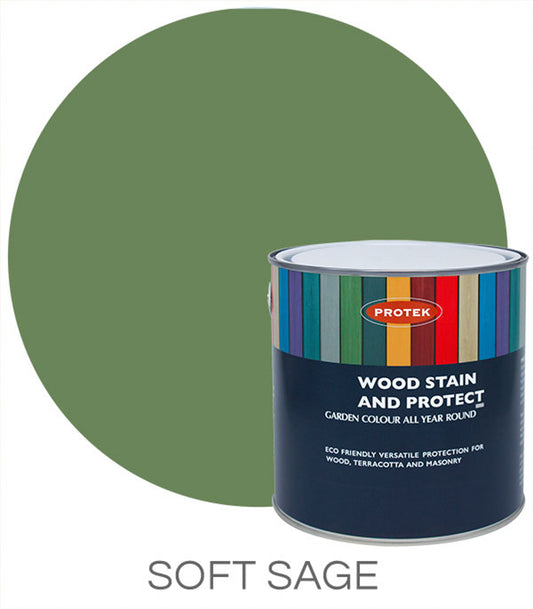 Mercia Protek Wood Stain & Protector 5L - Soft Sage