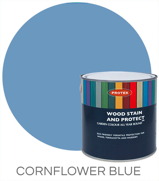 Mercia Protek Wood Stain & Protector 5L - Cornflower