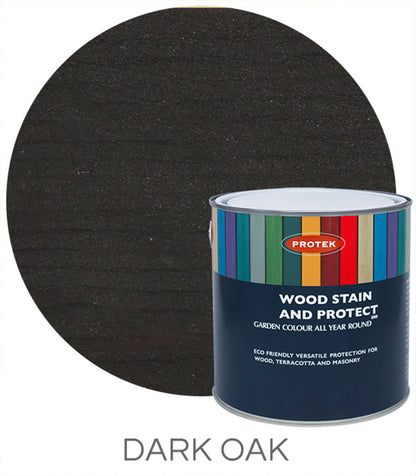 Mercia Protek Wood Stain & Protector 5L - Dark Oak