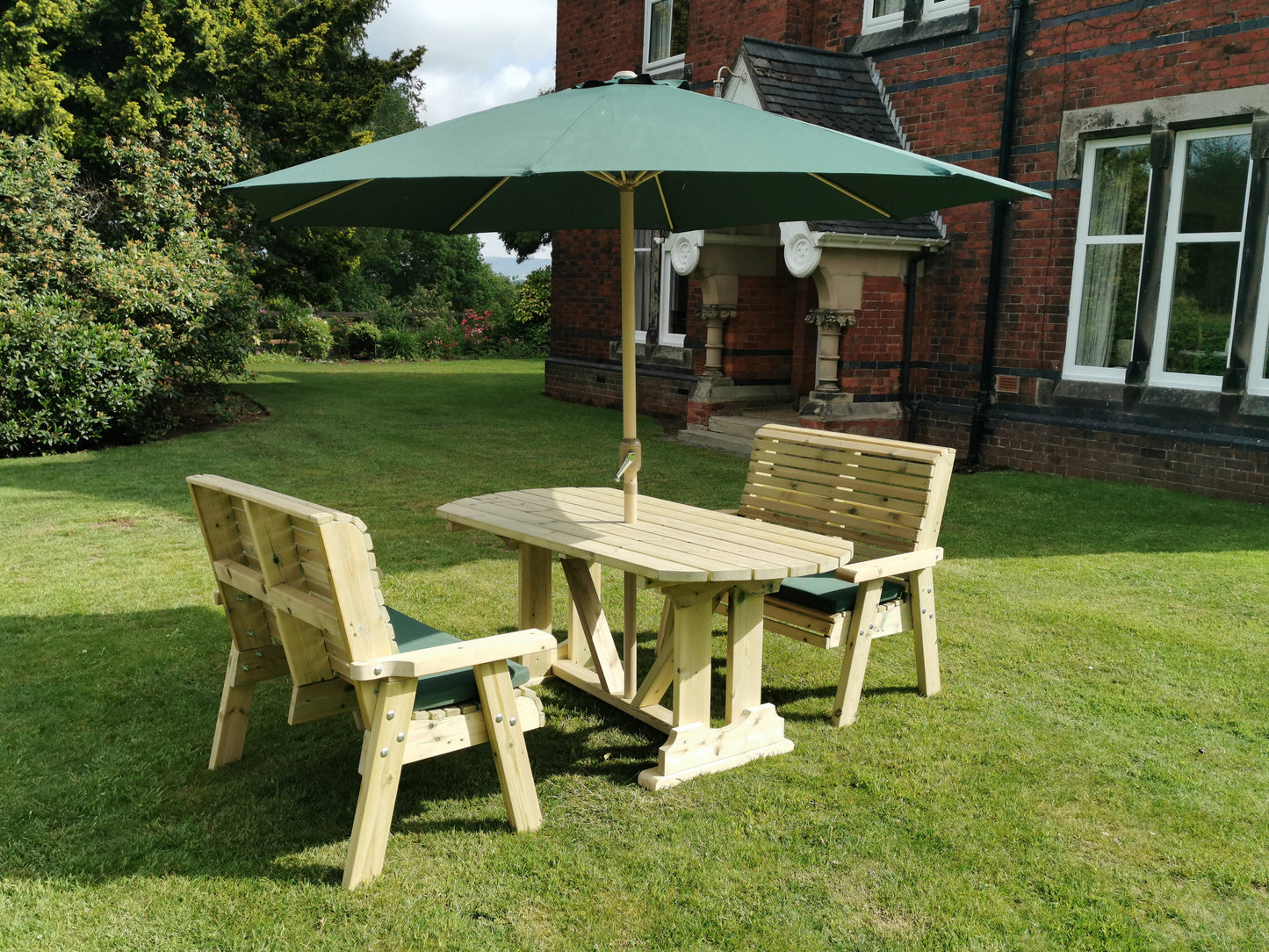 Churnet Valley Ergo 4 Seat Table Set 2XB