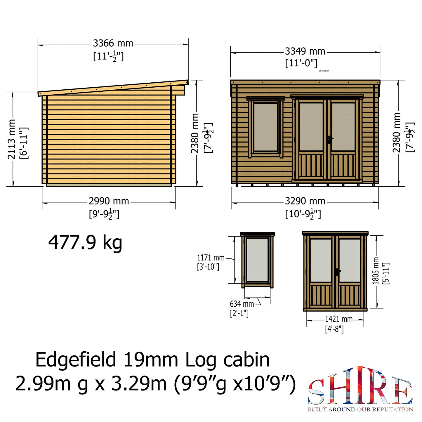 Shire Edgefield 11x10