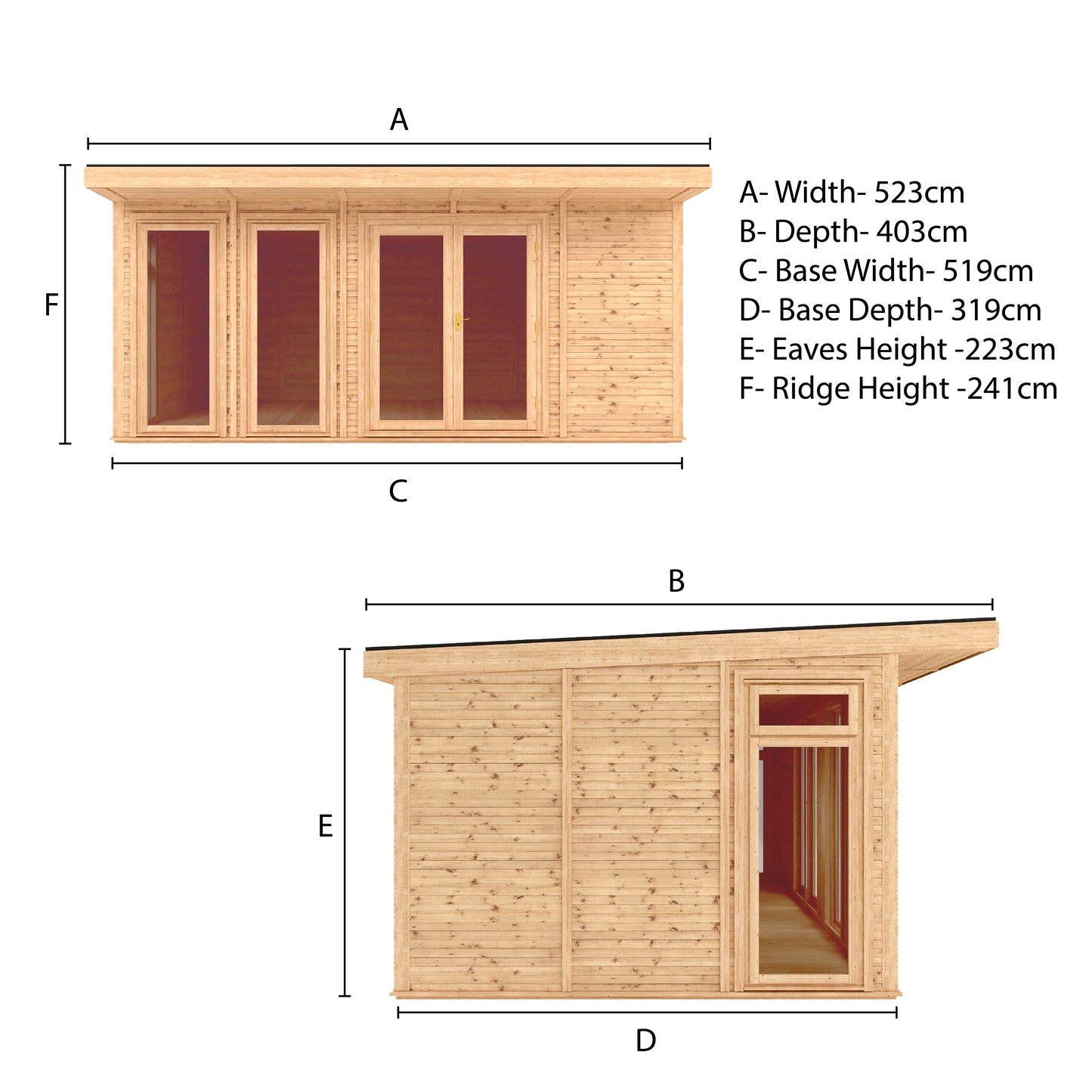 Mercia Sherwood Edwinstowe 5m x 3m Insulated Garden Room