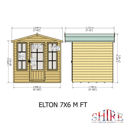 Shire Elton 7x6 Shiplap