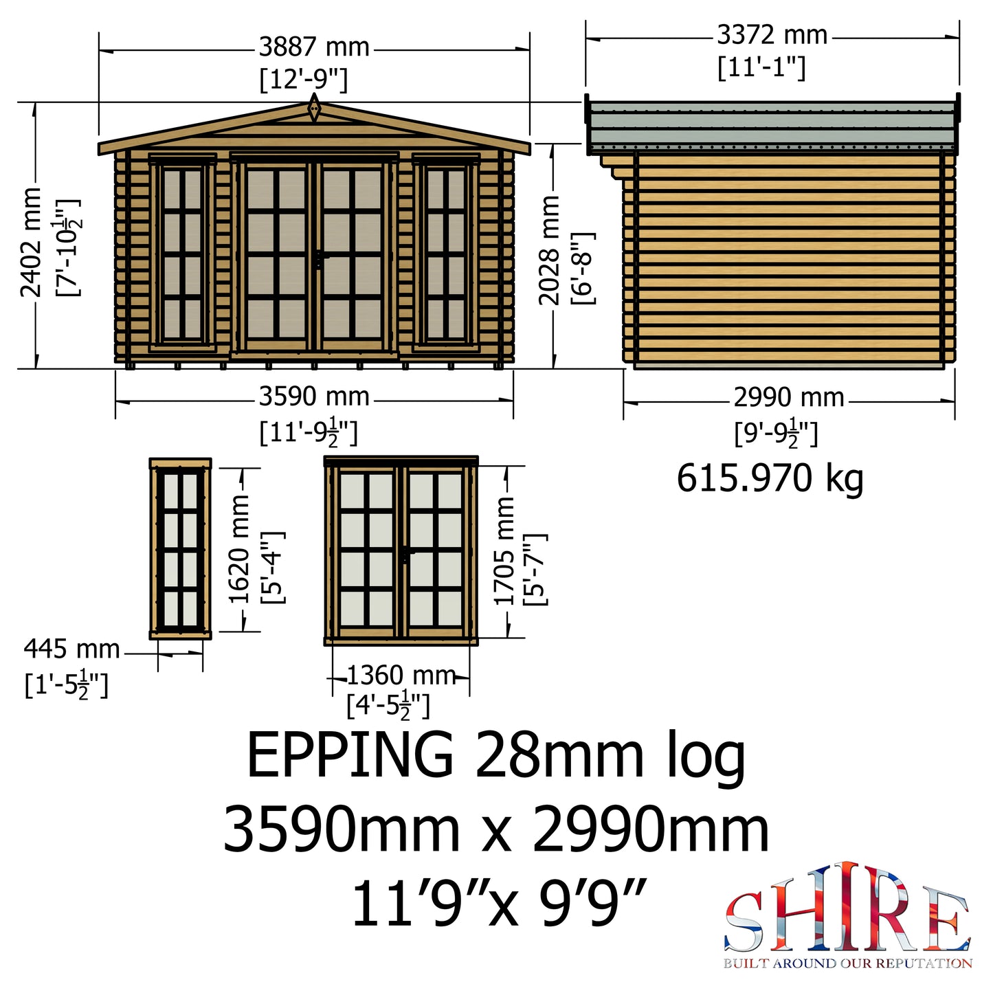 Shire Eppings 12x10