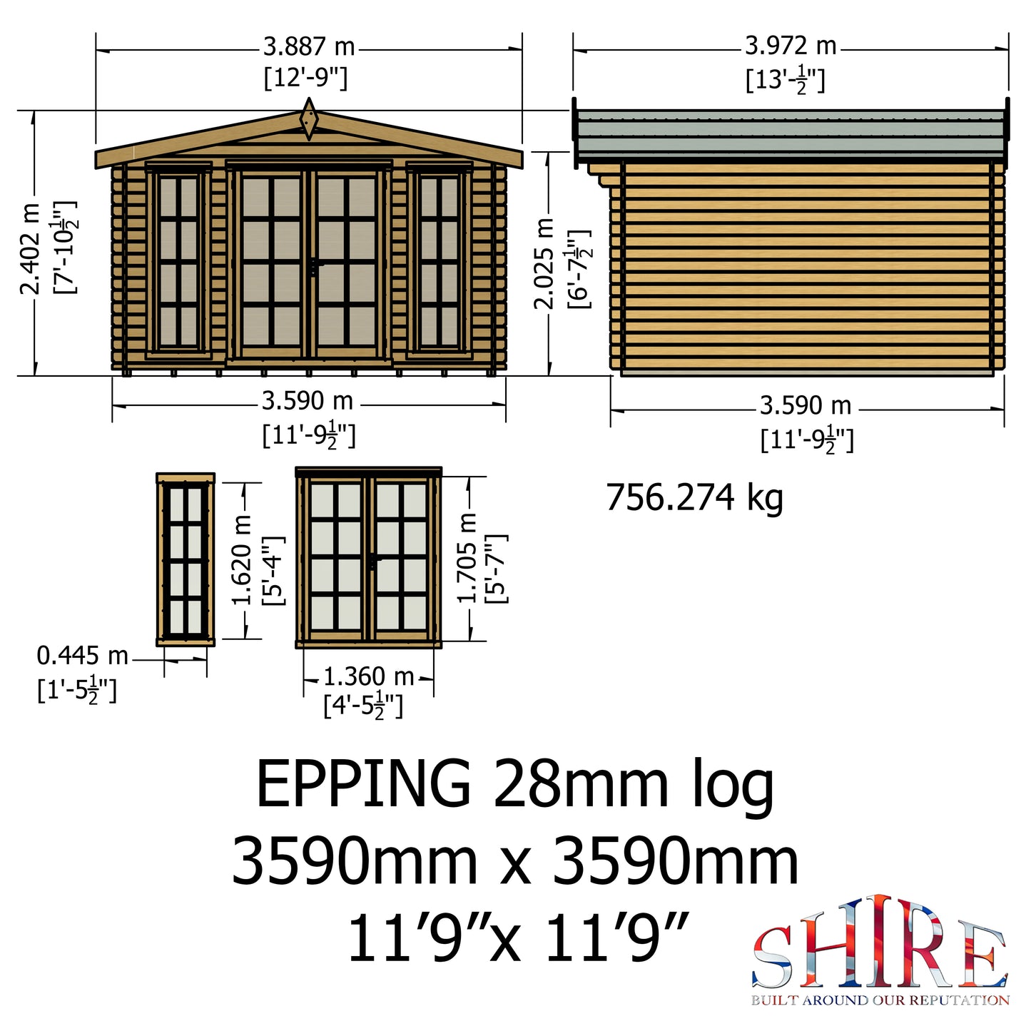 Shire Eppings 12x12