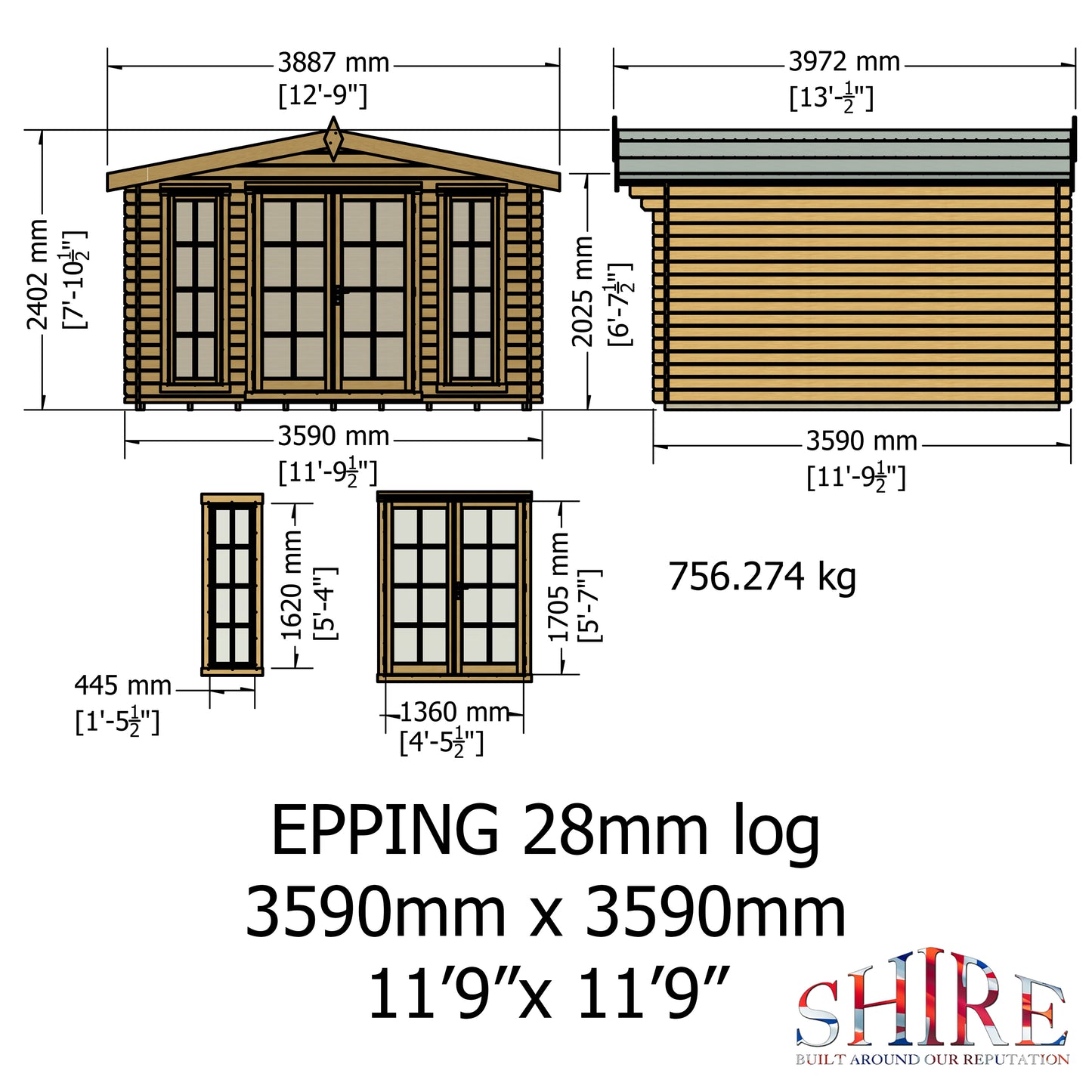 Shire Eppings 12x12