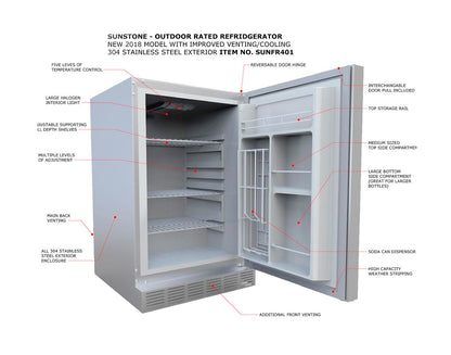 Sunstone Outdoor Refrigerator