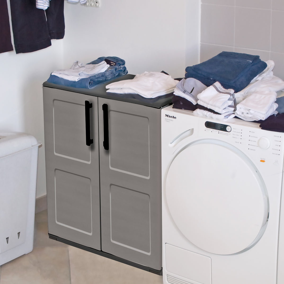 Shire Mid Storage Cupboard with Shelves