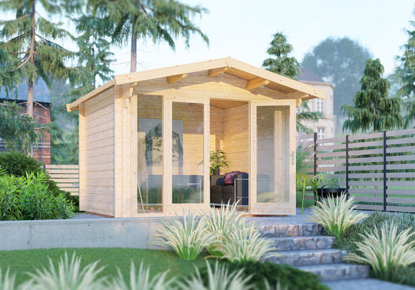Shire Faversham 10x10 44mm Log Cabin