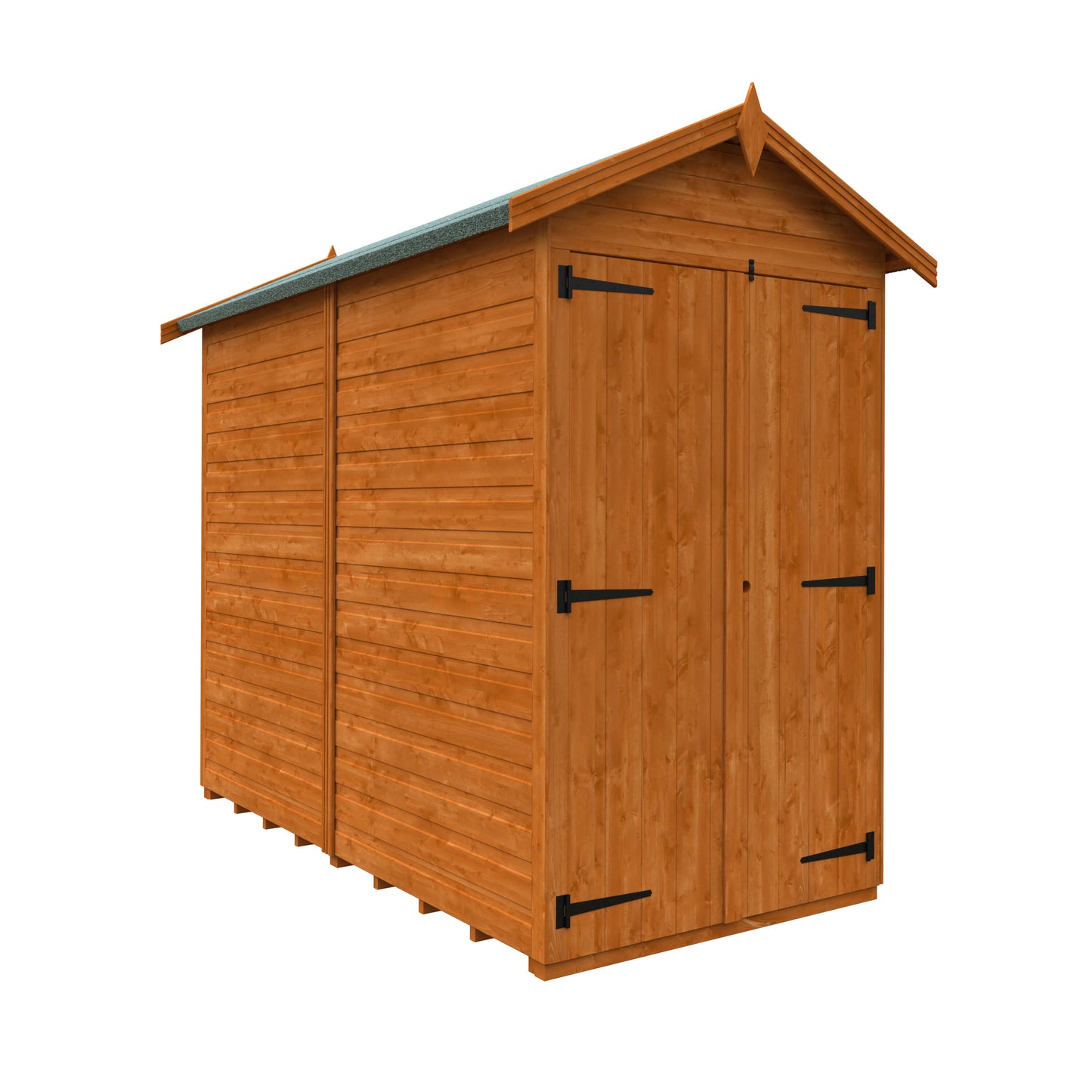 8x4 Double Door Windowless Flex Apex