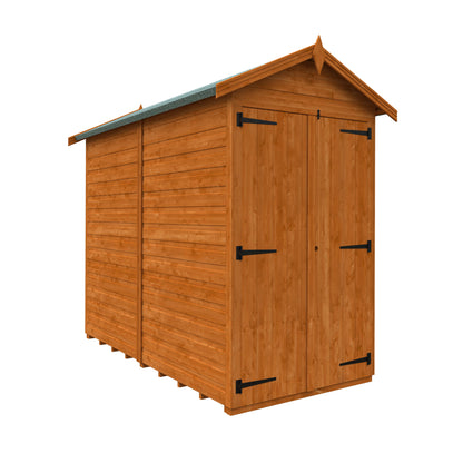 8x4 Double Door Windowless Flex Apex