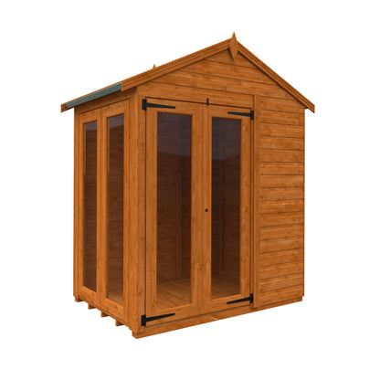 4x6 Full Pane Flex Apex Summerhouse