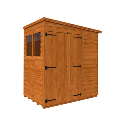 4x6 Double Door Flex Pent