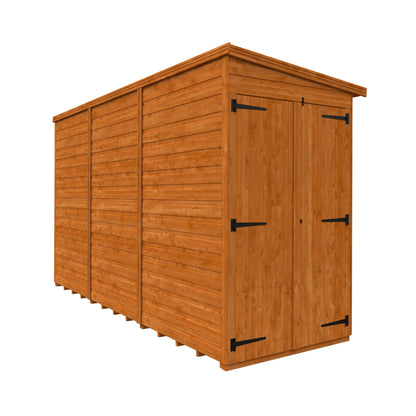 12x4 Double Door Windowless Flex Pent