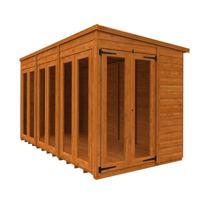 12x6 Full Pane Flex Pent Summerhouse