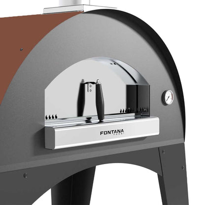 Mangiafuoco Build In Duel Fuel Pizza Oven - ROSSO