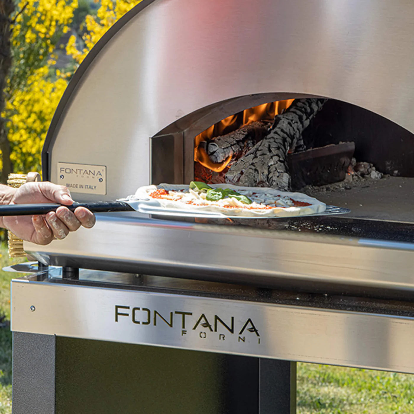 Marinara Build in Wood Pizza Oven - ANTHRACITE