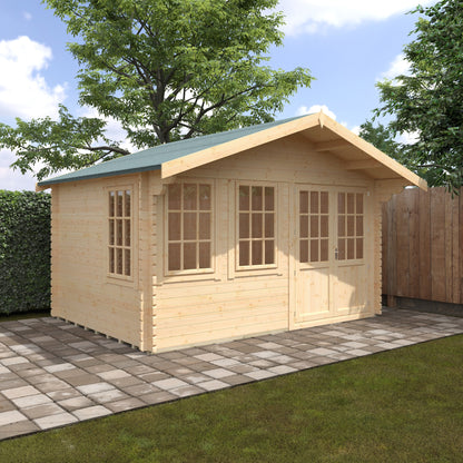 10x14 Forde 44mm Log Cabin