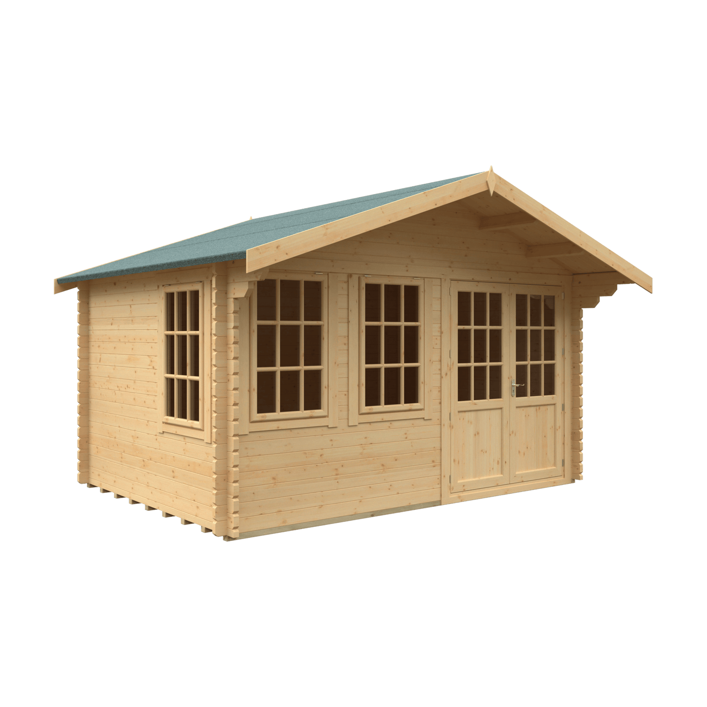 10x14 Forde 44mm Log Cabin