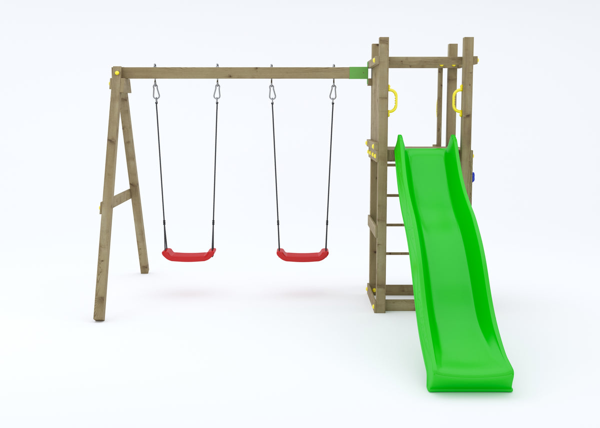 Shire Rumble Ridge Rock Wall with double swing Funny 3 Double Swing)