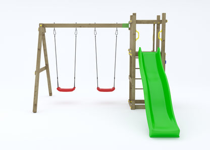 Shire Rumble Ridge Rock Wall with double swing Funny 3 Double Swing)