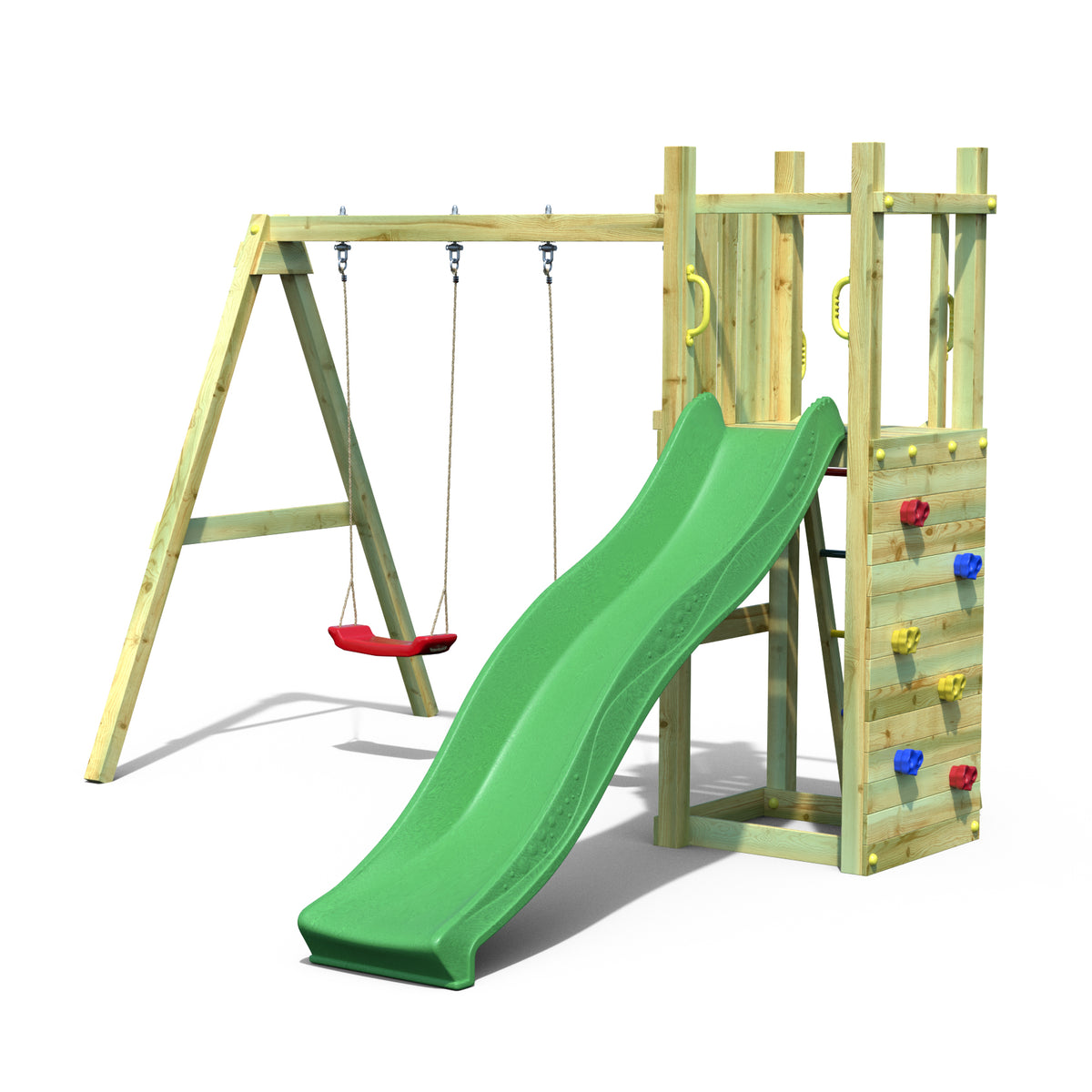 Shire Rumble Ridge Rock Wall with double swing Funny 3 Double Swing)