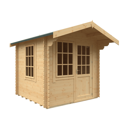 8x8 Carrington 28mm Log Cabin