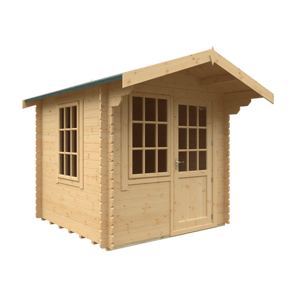 8x8 Carrington 28mm Log Cabin